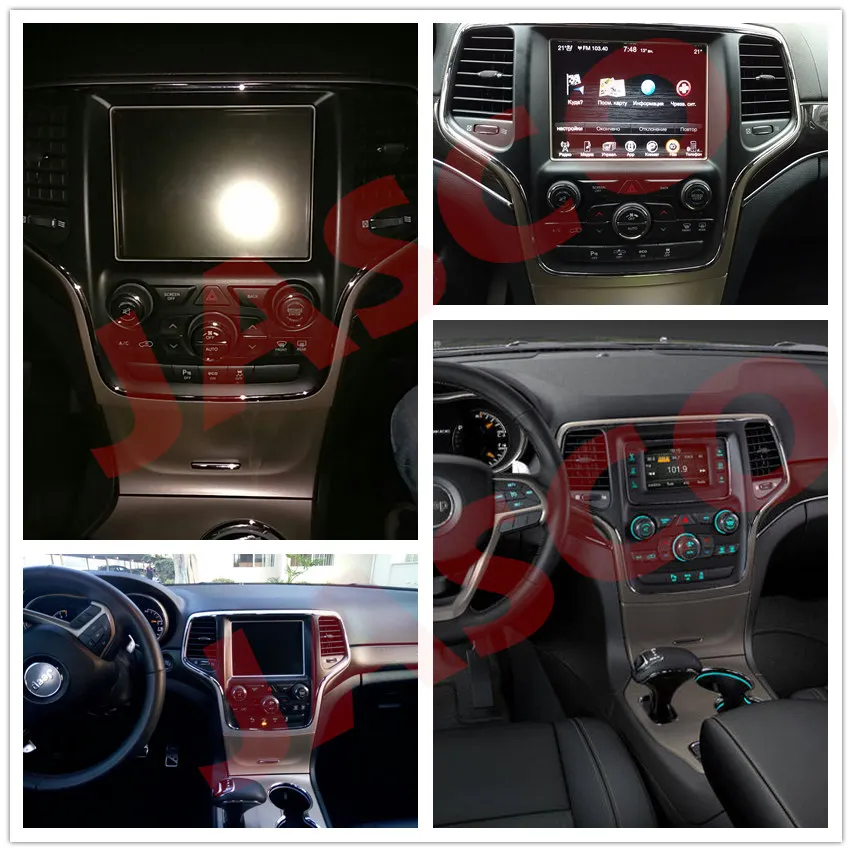 Perfect Vertical Screen Android 7.1 Car DVD GPS Glonass Navigation Radio Player for Jeep Grand Cherokee 2013-2016 RAM 2GB 32G Stereo 2