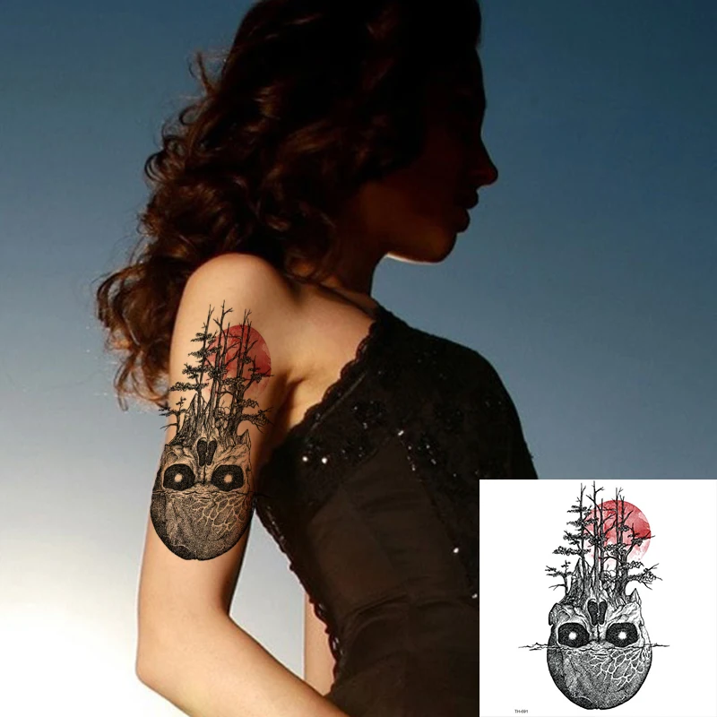 Tatouage Sur Mollet Feminin Avec Fleur Et Papillon