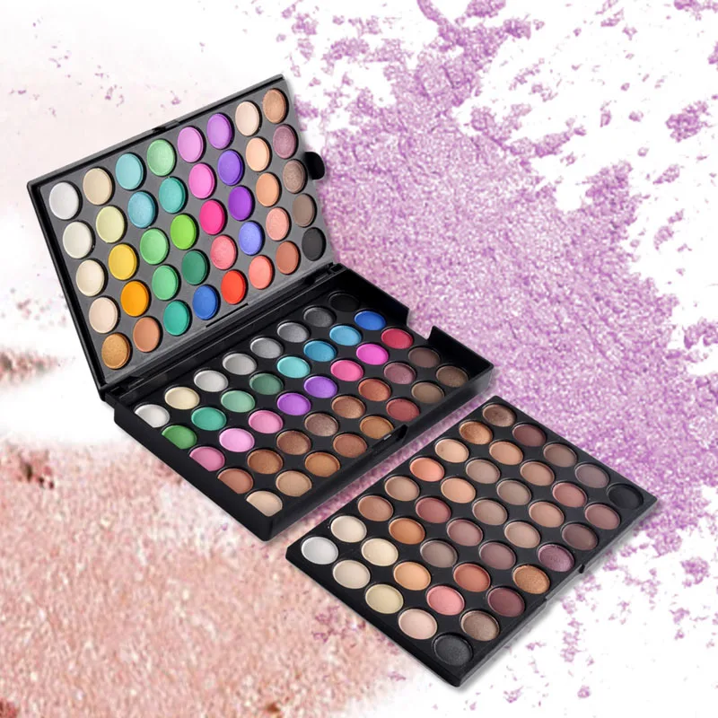 120 Colors Popfeel font b Eye b font font b Shadow b font Cosmetic Powder Nude