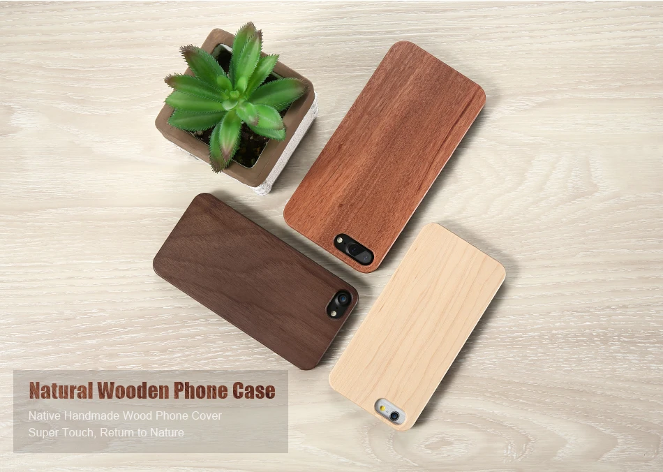 DOEES Wood Phone Cases For iPhone 7 6S 6 Plus 5 5S SE Cover Natural Wood Hard Back Protective Case For iPhone 5S SE 5 6S 7 Plus (2)