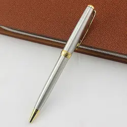 1 шт./лот 0,7 мм офисный аксессуар Core металлическая шариковая ручка вращающаяся металлическая старая масляная ручка школьные канцелярские