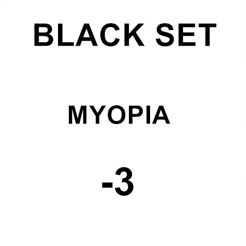 Black Myopia -3 Маска для близорукости, маски для дайвинга с линзами по рецепту(Nearsight 0-9,0), Диоптрийная маска для подводного плавания, корректирующая маска для спортивной камеры - Цвет: Black Myopia -3