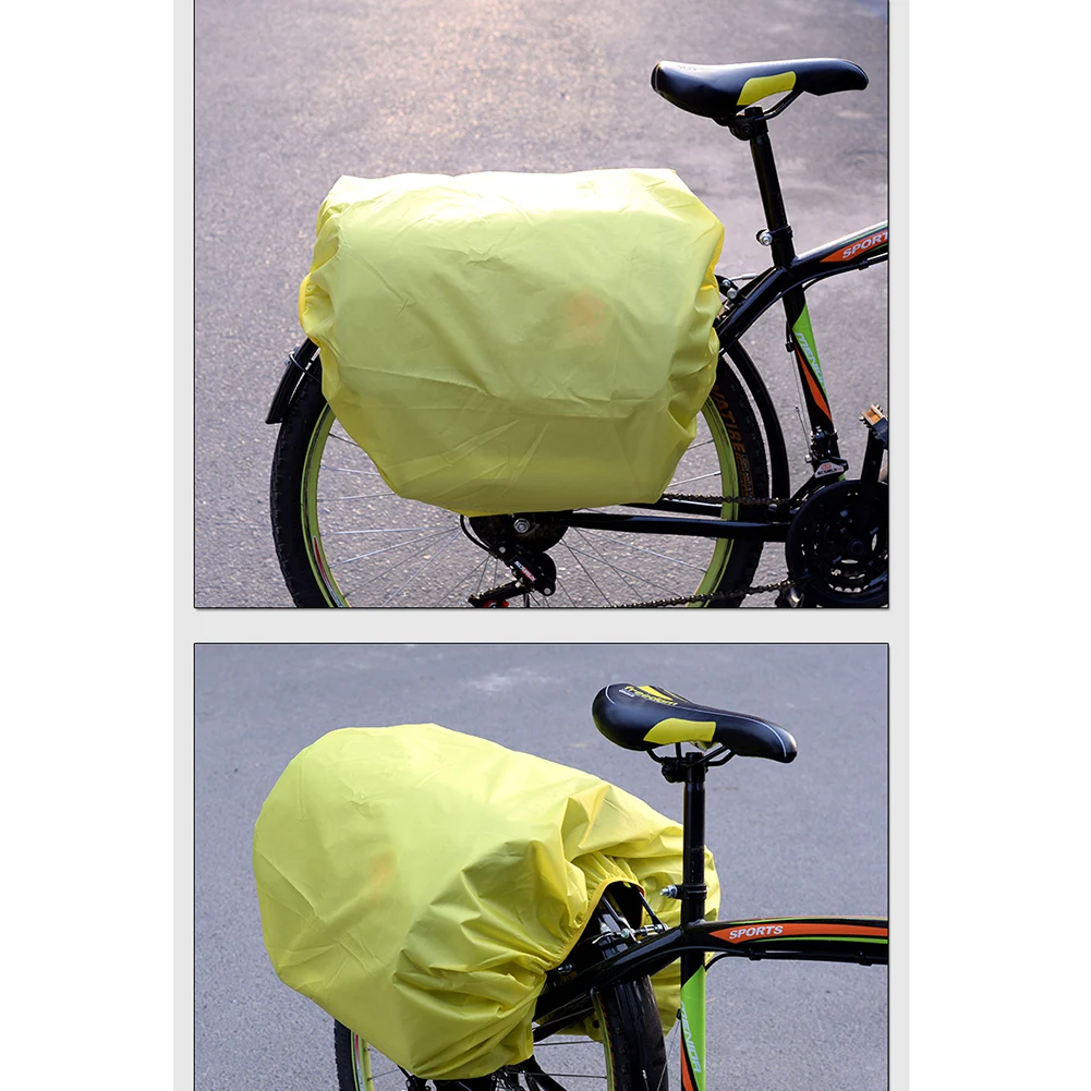 1 шт. велосипедный дождевик для сумок для велосипеда багажной сетки Уход за кожей лица маска Велосипедный спорт мотоцикл заднего сиденья непромокаемые грузовой Чехол Водонепроницаемый пыле S2