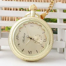 New Steampunk Retro Archaize Rome Num Copper Skeleton Mechanical Pocket Watch Hand Winding FOB Chain Men Women Gift TJX062