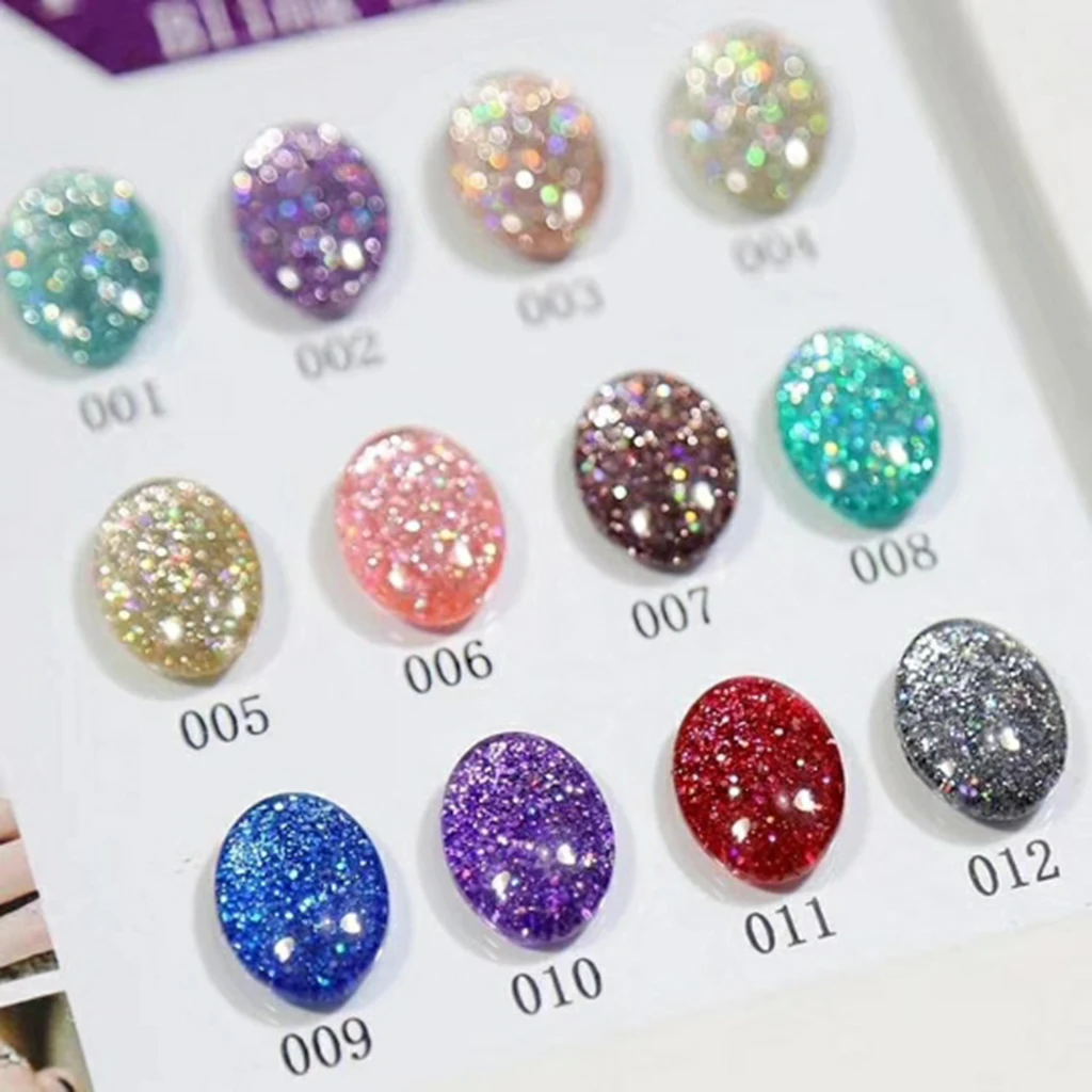 200 Tips 3D Dome Clear Nail Polish Color Display Chart/Colour Art Display Card