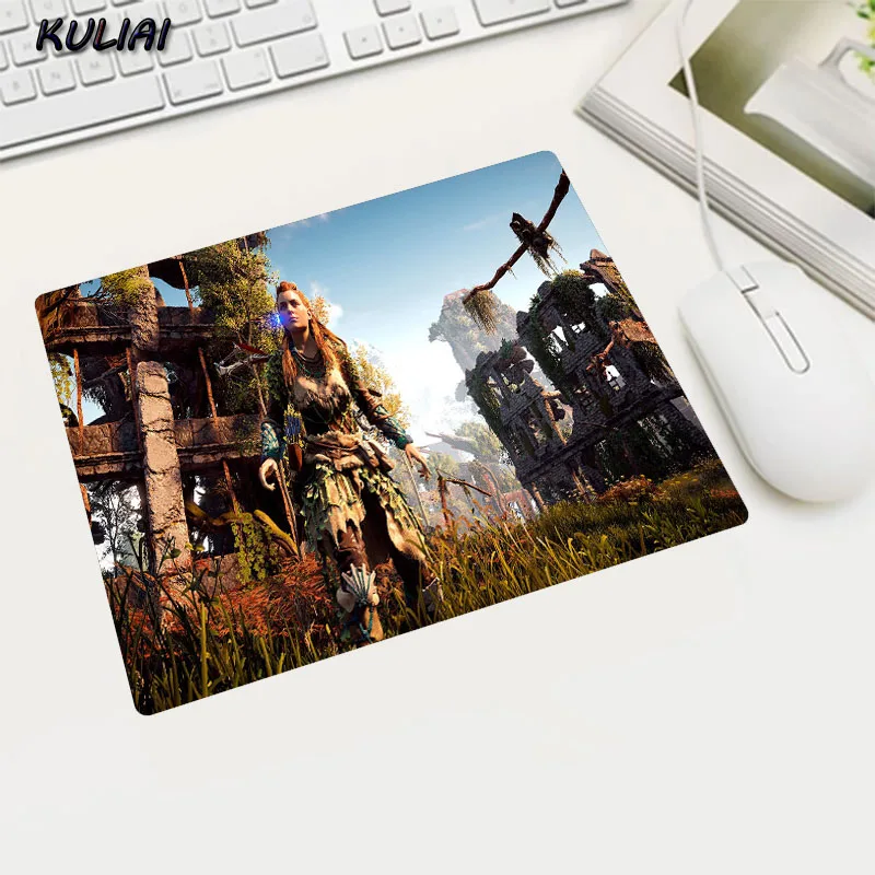 Коврик для мыши маленького размера XGZ с изображением картины Horizon Zero Dawn|Коврики