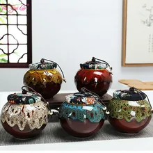 JIA-GUI LUO Керамика Чай ящик для хранения с крышкой Сухофрукты хранение кофейных зерен контейнер для хранения Керамика канистра Керамика банку D116