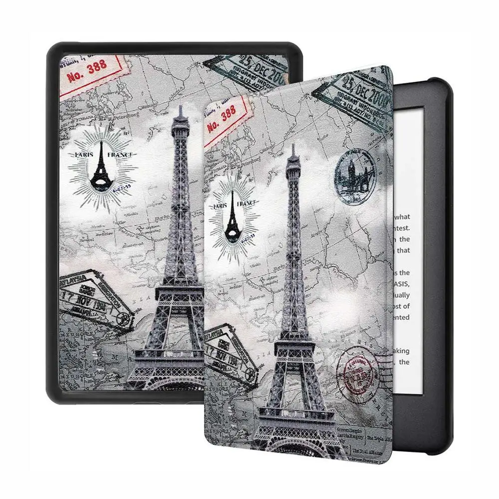 

OULLX Leather Case for Amazon All-new kindle 2019 Smart Sleep Holster New Kindle Touch 10th (10th Gen 2019) +gift