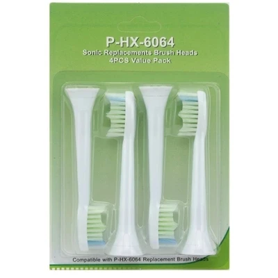 4 шт./лот зубная щетка для зубных щеток Philips Sonicare HX6511 HX9362 HX6013 HX6063 HX3110 HX3212 HX6231 HX6631 HX8911 HX6711 HX6730