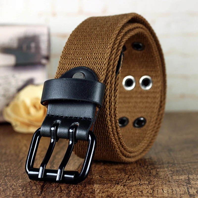 Unisex Kintted Canvas Belt for Men Military Equipment Tactical Belt Man
