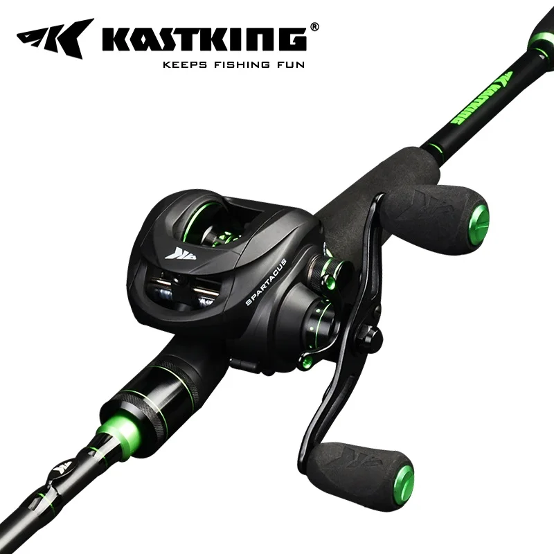 

KastKing Spartacus Fishing Reel Rod Combo ( Baitcasting Fishing Reel+Casting Fishing Rod )