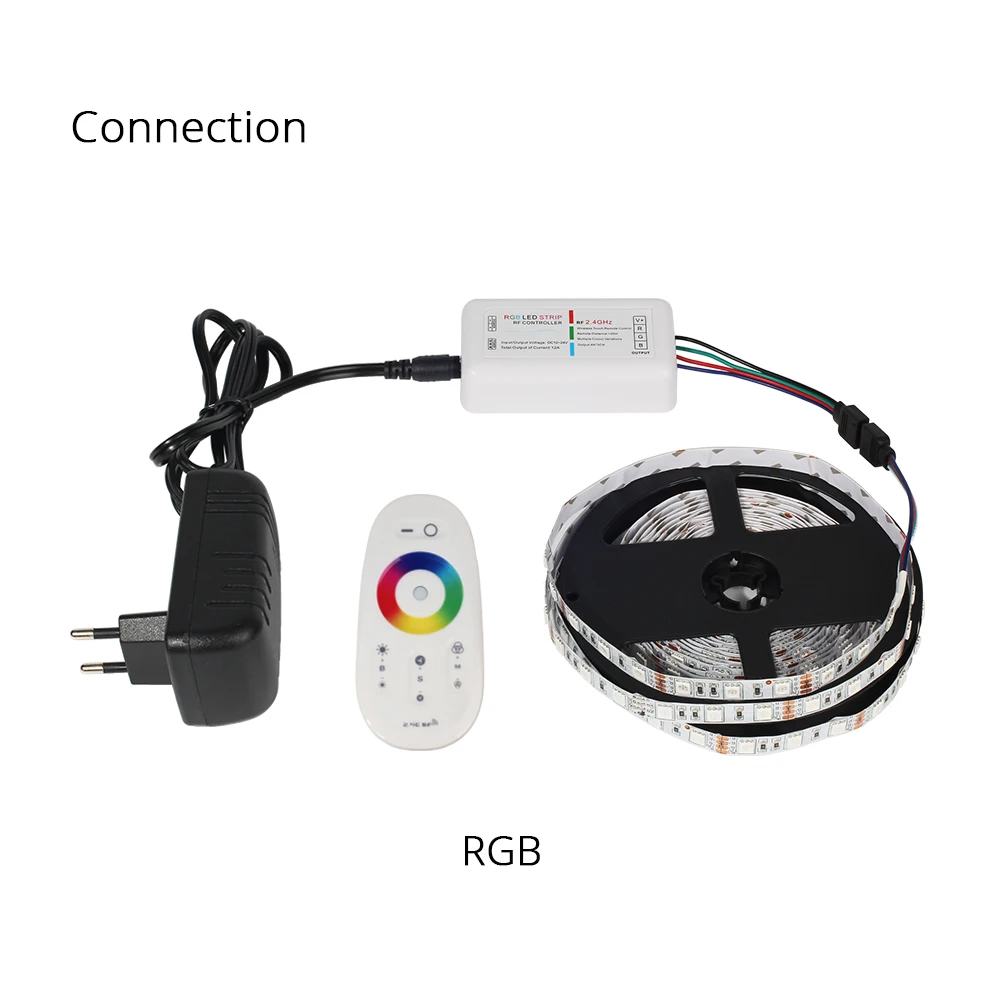 DC 12V 24V светодиодный RGBW/RGB пульт управления 2,4G беспроводной RF сенсорный экран пульт дистанционного управления 6A на канал для SMD 5050 3528 светодиодный полосы света