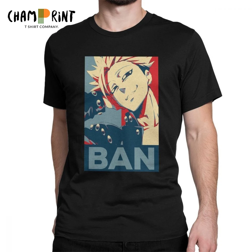 

Men's The Seven Deadly Sins T-Shirt Ban Funny Round Neck Short Sleeve Tops Pure Cotton Tee Shirt Graphic T Shirt
