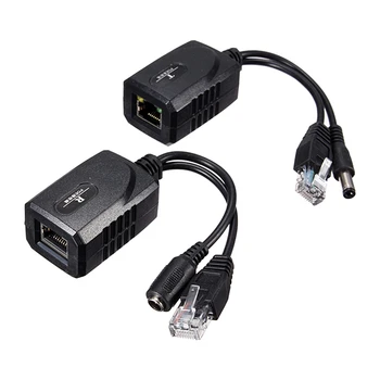 

2 Packs PoE Dispenser + PoE Power supply adapter black