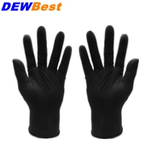 DEWBest 50 шт./25 пар/кор. одноразовые латексные перчатки для домашнего уборки садовые перчатки еда или чистящие перчатки универсальные для