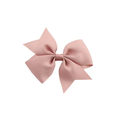 Hair Bow Boutique Solid Grosgrain Ribbon Hairgrips Hair Clips Headwear Barrette Bowknot For Women Girls Accessories (19)