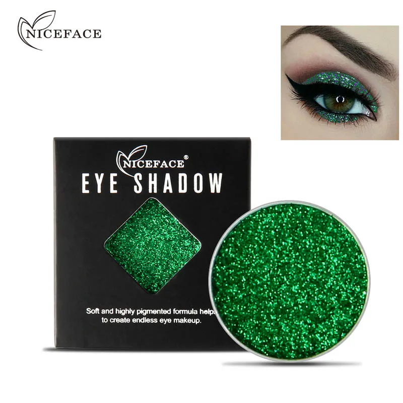 

Free Shipping 1PC Shimmer Eyeshadow Palette Eye Shadows Makeup Cosmetics Silver Glitter Single Eyeshadow Powder Pallete matte