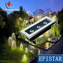 Прямая с фабрики 3 Вт светодиодный подземный светильник IP68 похороненный светильник ing Светодиодный точечный светильник DC12V 24 В или AC85-265V