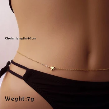 Star Simple Body Charms Chain2