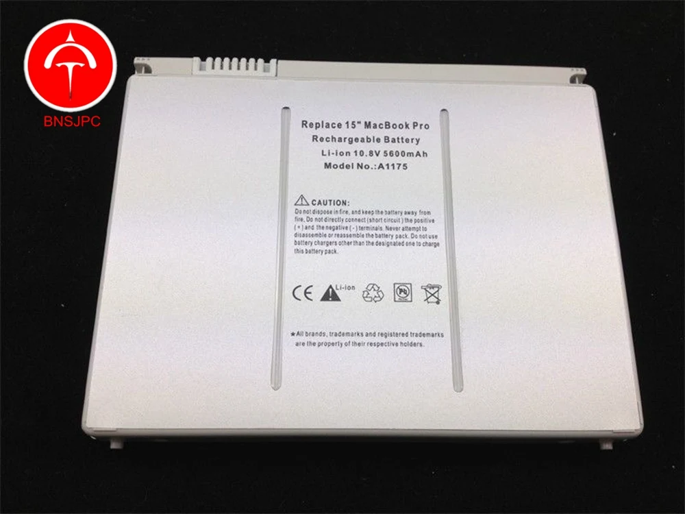 

A1175 Laptop Battery 020-4930-A for MacBook Pro 15.4" A1150 A1211 A1226 A1260 Early 2006 2007 2008