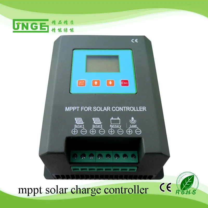 50A 48V 40amps Programmable MPPT Solar Charge Controller Boost Float Low voltage adjustable For