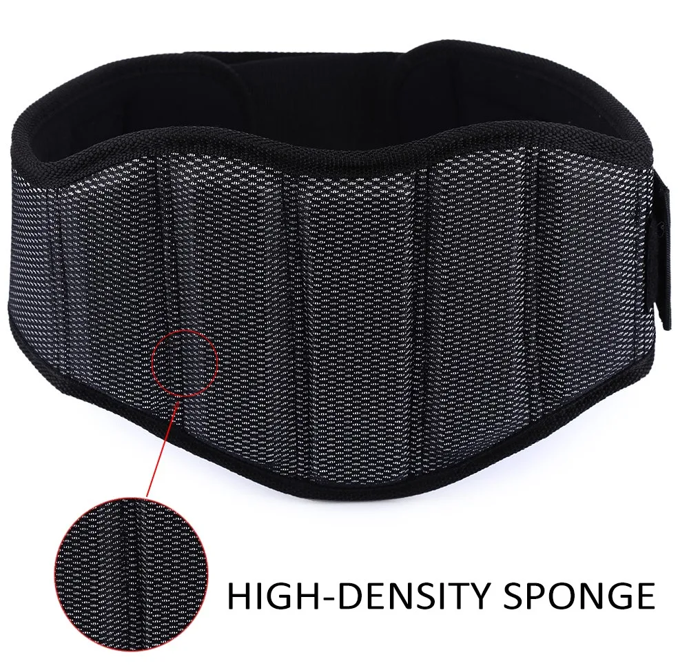 VALEO Nylon Sponge Weight Lifting Squat Belt Protect Lumbar Back Waist for Fitness Training