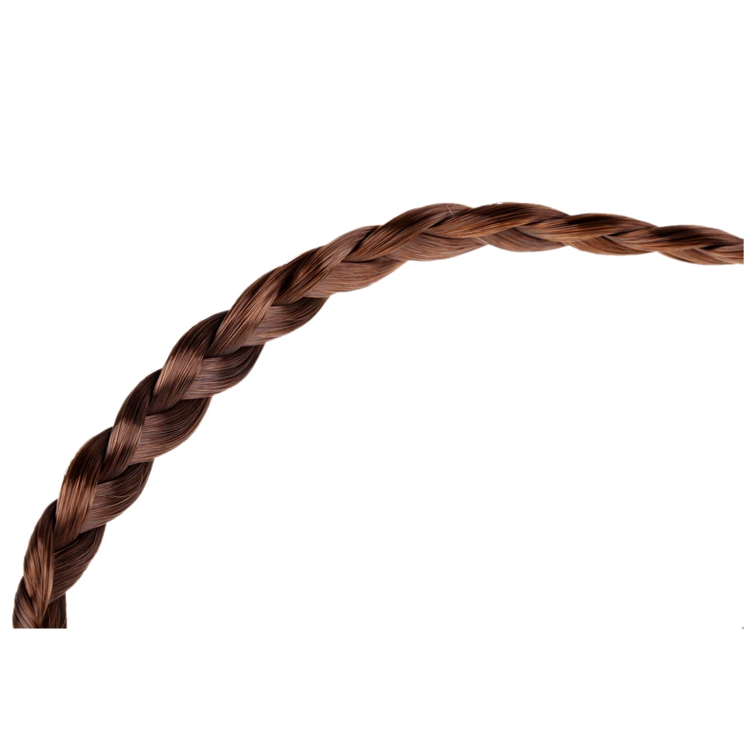 Hair Braids Braided Headband Fashion Plaits Hairband Bands - Light Brown