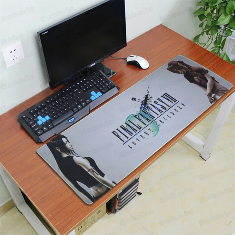 Babaite мой любимый Final Fantasy VII игровой плеер стол ноутбук резиновый коврик для мыши большой коврик для мыши клавиатуры коврик