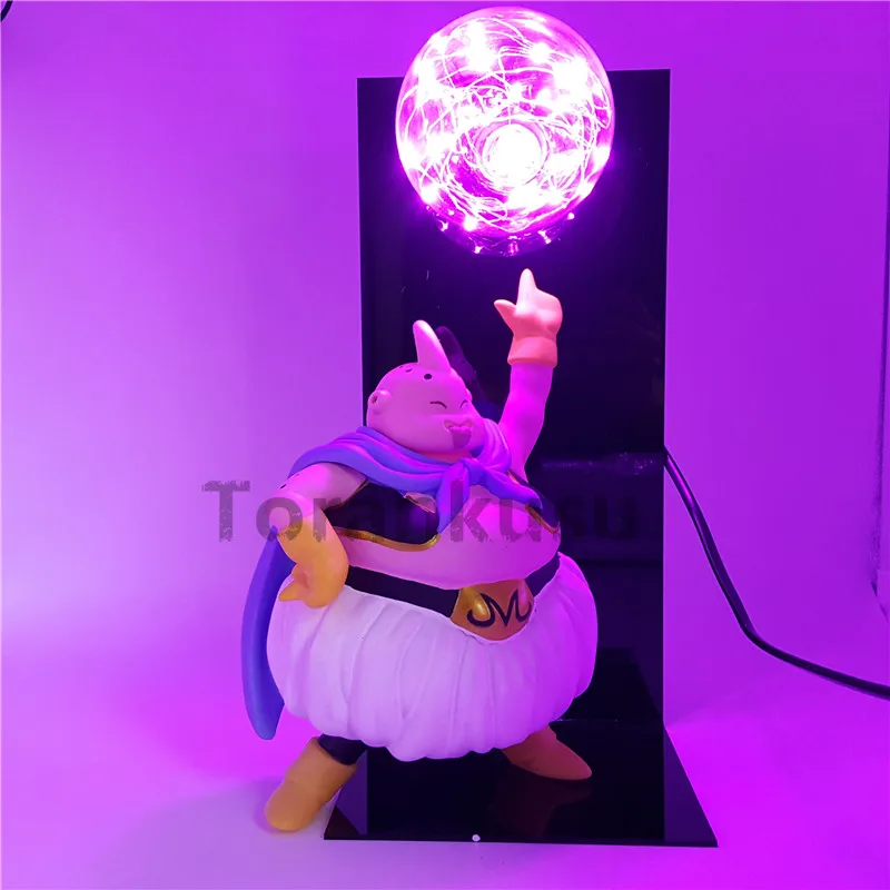 Buy Dragon Ball Z Majin Buu Super Saiyan Action Figure Led Light Anime Dragon Ball Z Figurine