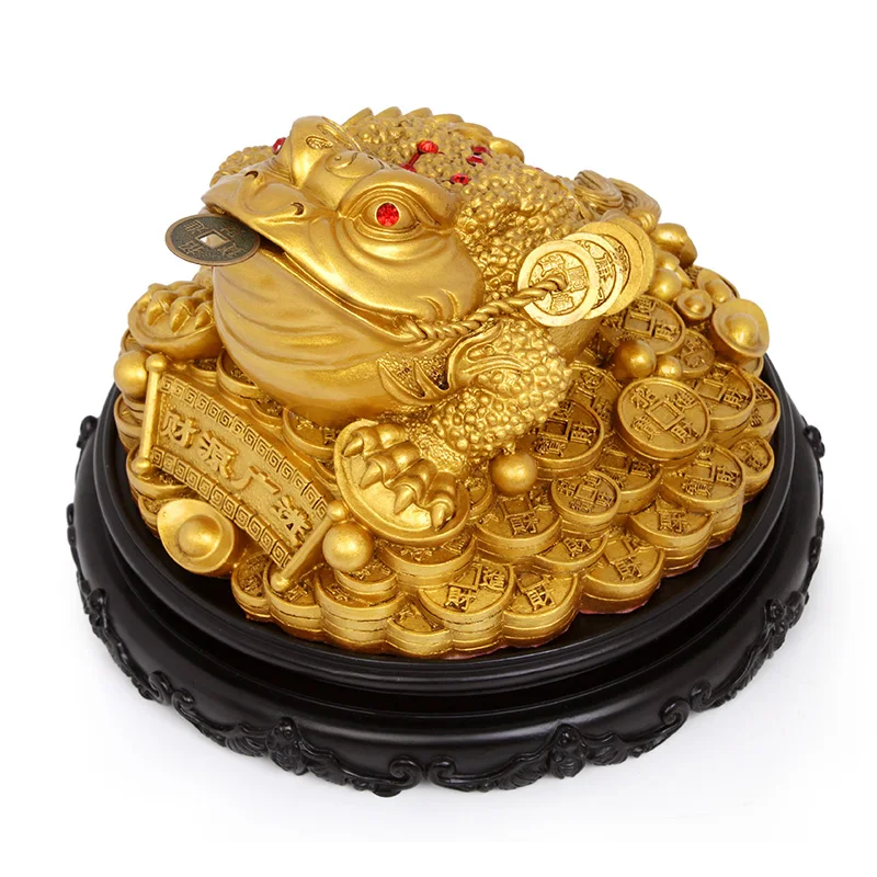 Buy Resin tripods toad Chinese lucky money frog