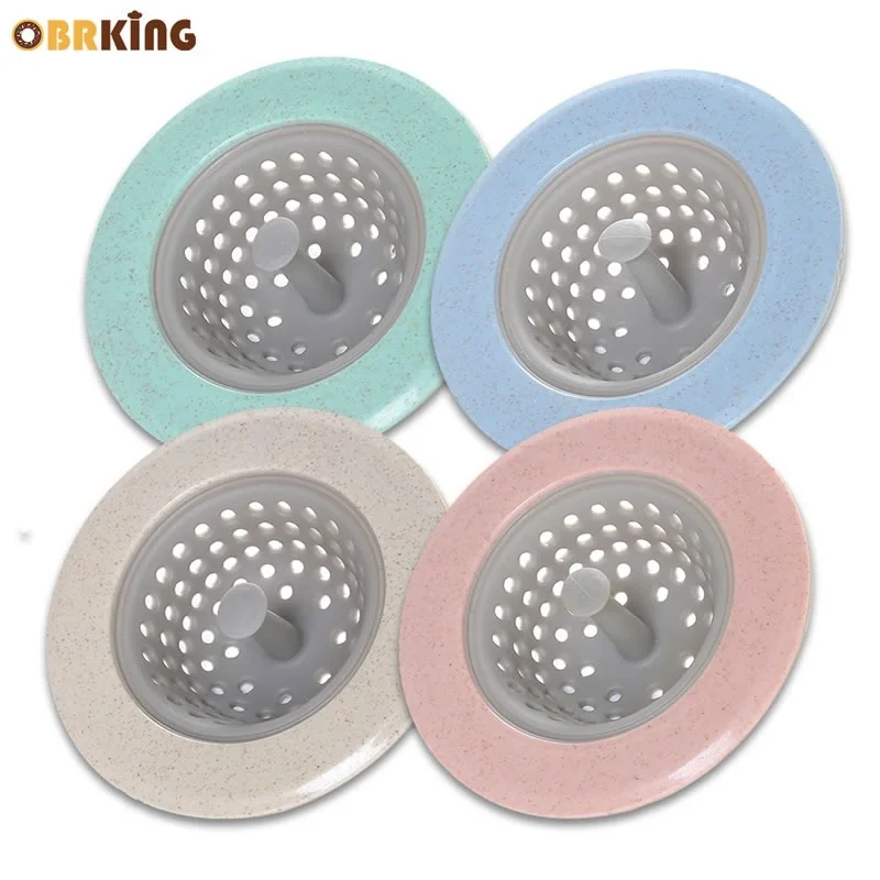 

OBRKING Silicone Sink Strainer Filter Versatile Strainers Bathroom Sink Stopper Tub Drain Hair Catcher Kitchen Tool Accessories