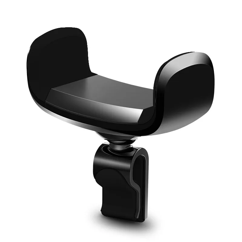 Универсальный автомобильный держатель для телефона, Регулируемая на 360 градусов стойка для iPhone 8X11 7 samsung S10 Soporte Movil Stand - Цвет: Black