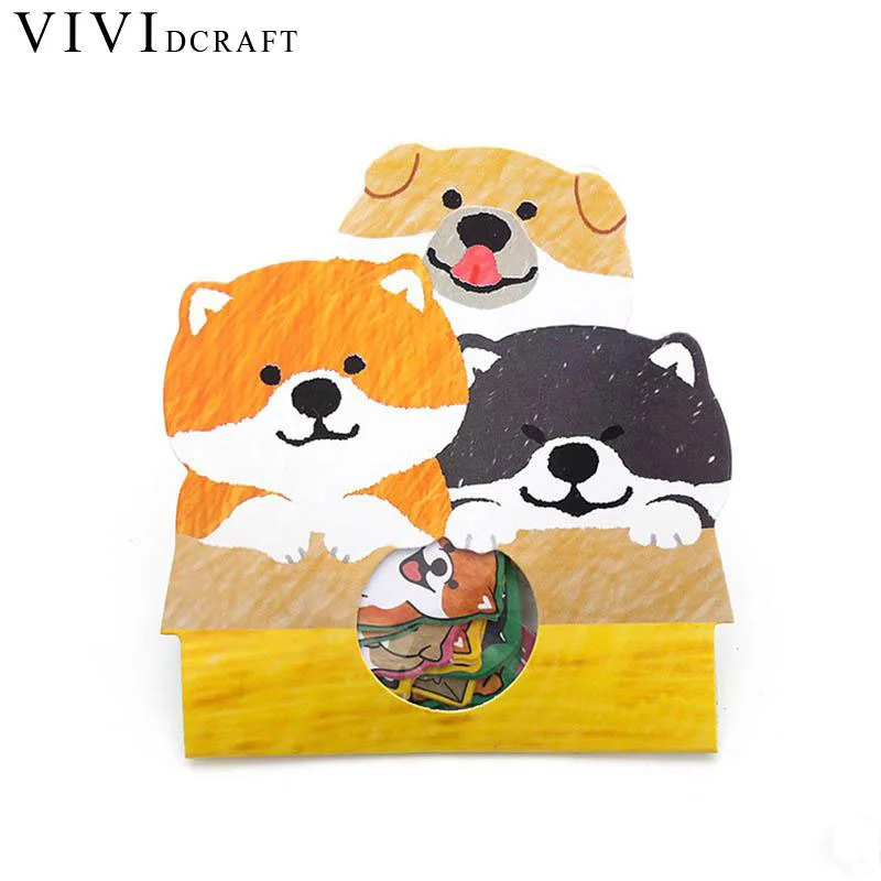 Vividcraft милая собака бумажная ручной работы стикер s Husky клей принтер бумажные