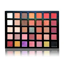 

35 Colors Eyeshadow Palette Silky Powder Professional Make up Pallete Product Cosmetics Smoky/Warm Makeup Eye Shadow