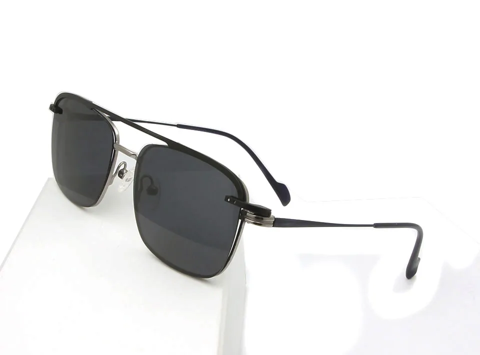 Очки из сплава, оправа на застежке, магнитные солнцезащитные очки с оправой на застежке, мужские, женские, мужские прямоугольные солнцезащитные очки, Hd поляризованные очки