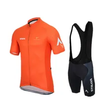 

2017 Strava Summer Cycling Jerseys Men's Team cycling Wear Short Sleeve Bike Jersey Team Racing Dress Biking Clothing