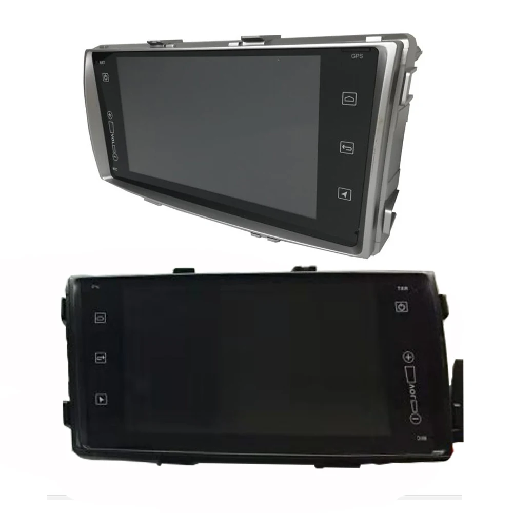 Top Android 8.1 Car Radio GPS for Toyota Hilux 2008-2014 Audio Multimedia Stereo Player Sat Head Unit Wifi BT with only black 1