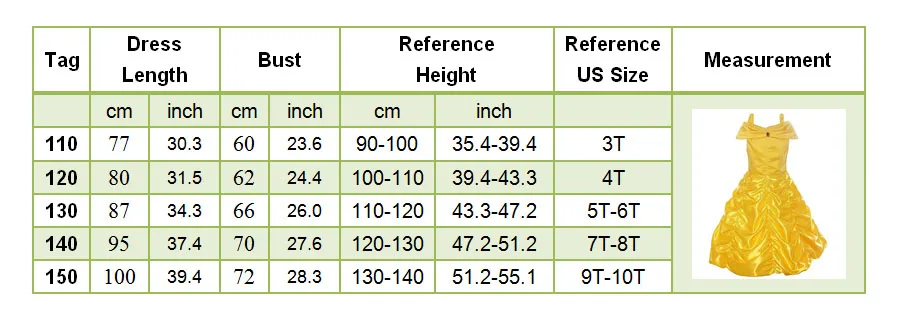 Платье принцессы Белль для девочек; Детский костюм без рукавов; детское платье для костюмированной вечеринки на Хэллоуин, карнавал, день рождения