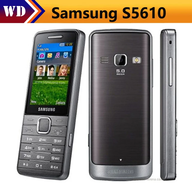 

Original Unlocked Samsung S5610 GSM 2.4 Inch FM Radio Bluetooth 5MP Camera Russian keyboard Cellphone Refurbished Mobile Phone