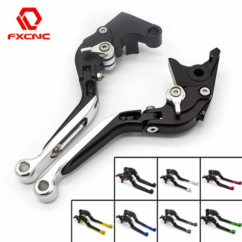 FXCNC Folding Extendable Adjustable Clutch Brake Levers For Honda Motorcycle