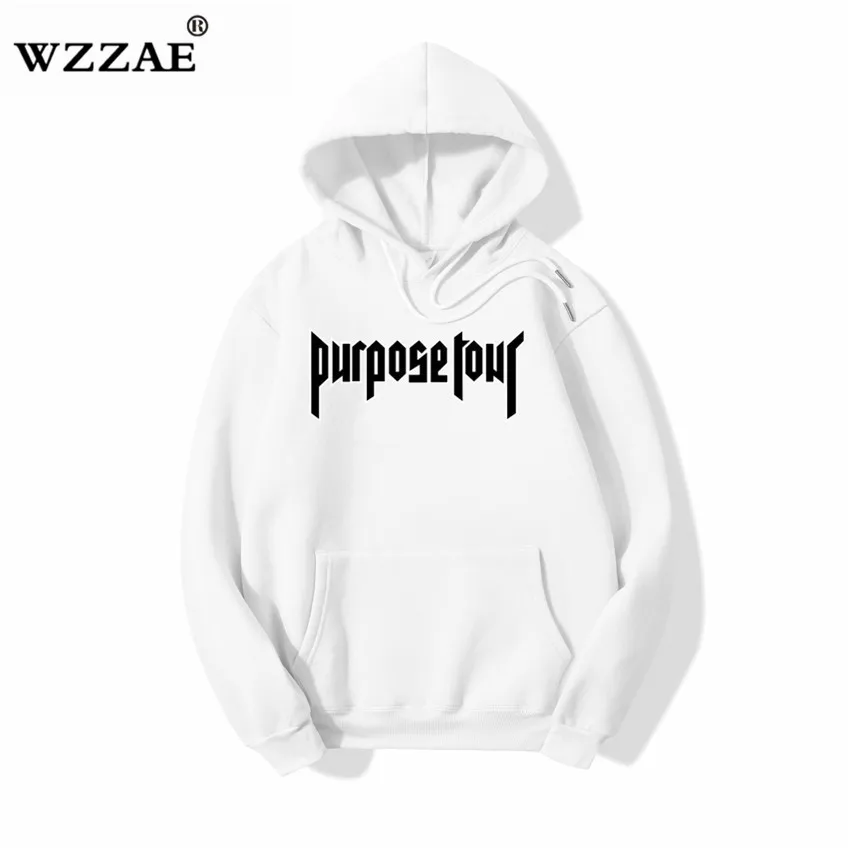 New Design Purpose Tour Justin Bieber hoodies Men Women Sweatshirt Kanye West Hip Hop Streetwear Hoody Hoodie Polerones Hombre