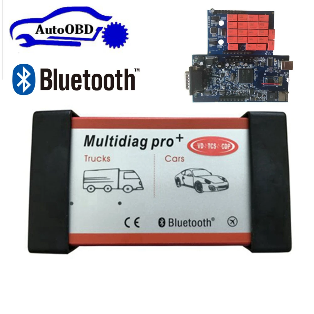 2017 Новинка 2015 3 Multidiag Pro VD TCS CDP Plus Bluetooth двойная печатная плата 2014. R2 с Keygen OBD2 сканер