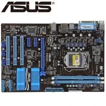 Asus P8H61 настольная материнская плата H61 Socket LGA 1155 i3 i5 i7 DDR3 16G UEFI биос ATX оригинальная б/у материнская плата в продаже