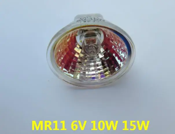 

1pcs MR11 6V Spotlight 5W 10W 15W 20W 25W 30W Microscope light bulb 6V MR11 Mechanical instrument bulb spotlight