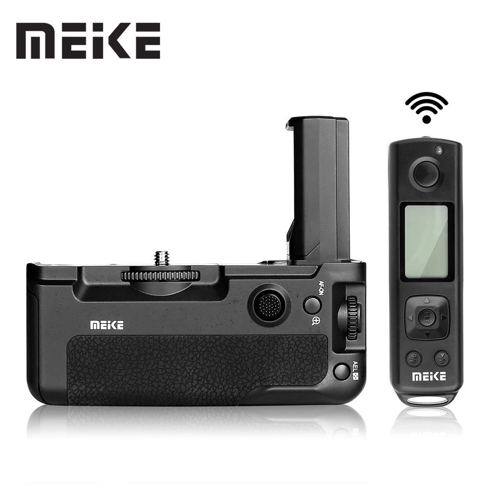  Meike MK-A9 Pro Battery Grip 2.4GHz Remote Controller to Vertical-shooting Function for Sony A9 A7R