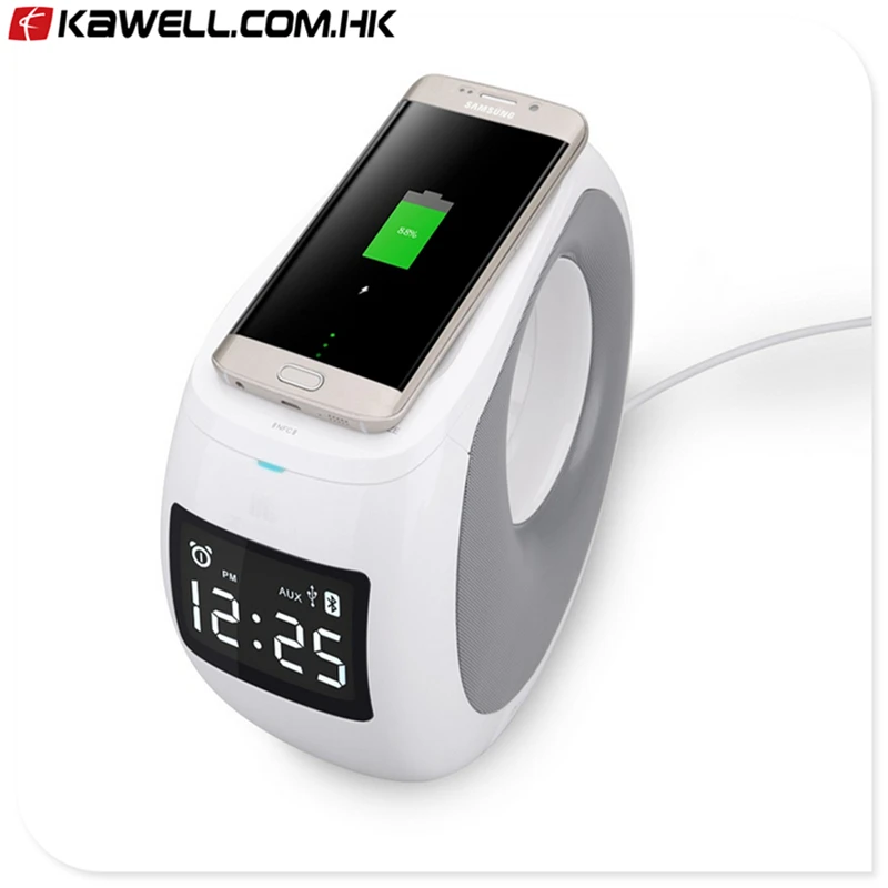 

Qi wireless charger Bluetooth speaker Wireless charger Pad Music surround speaker charger for Mobile phone