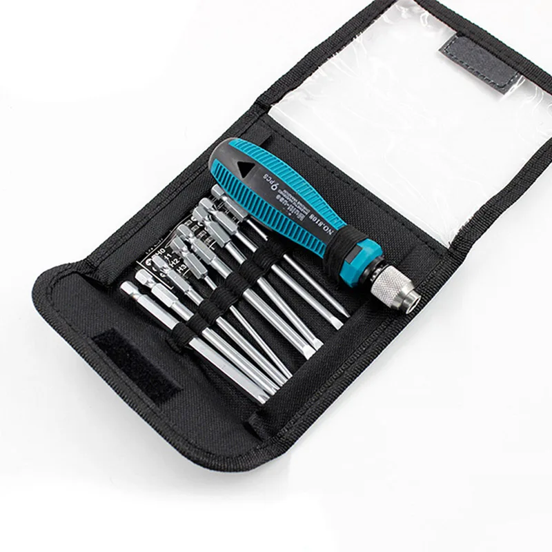

9pcs Precision Screwdriver Set Slotted Bit with Magnetic Multitool Home Appliances Repair Hand Tools LB88