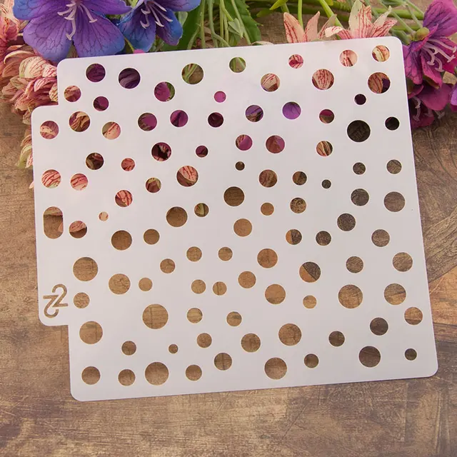 13cm 5 1 Polka Dot Diy Layering Stencils Wall Painting Sbook 13cm 5 1 Polka Dot Diy Layering Stencils Wall Painting Sbook Coloring Embossing Al Decorative Paper Card Template On Aliexpress Alibaba Group