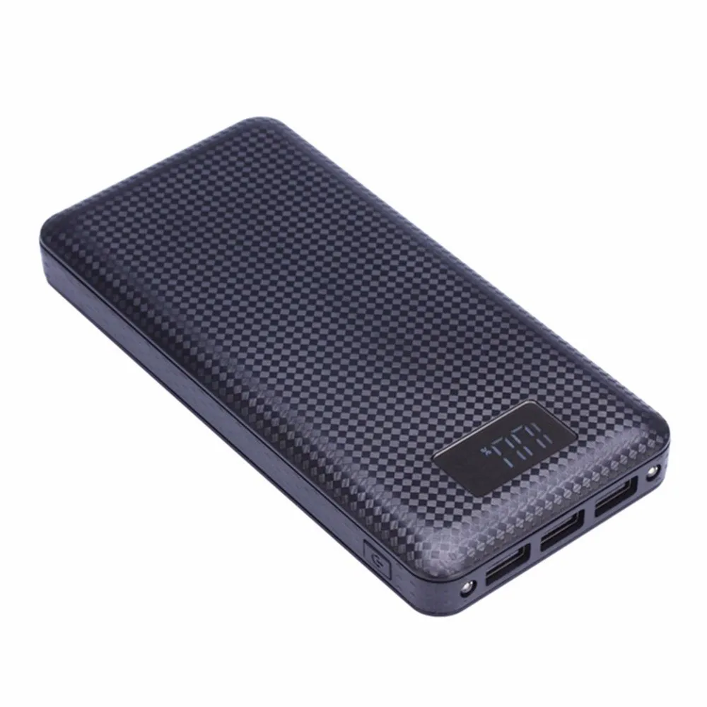 Black Color High Quality 5V 2.1A 7pcs 18650 DIY Mobile Power Bank Case