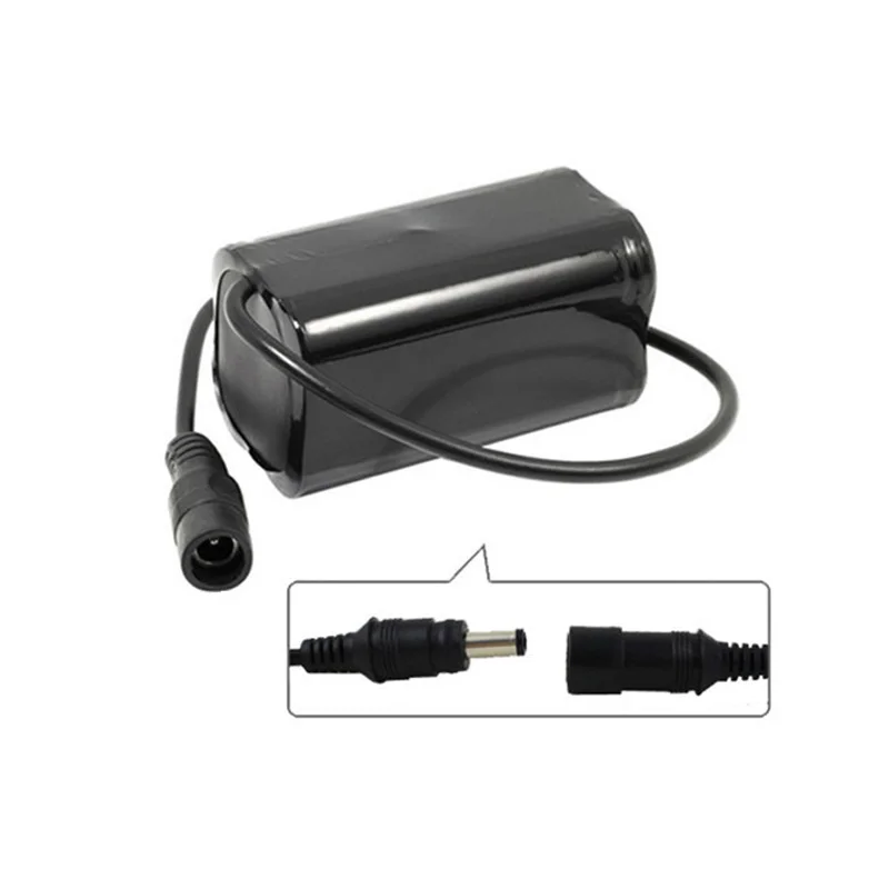 Tanie Akcesoria rowerowe rower przednie światło Led 8.4V 18650 akumulator do lamp LED XM L T6 światła rowerowe